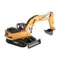 HUINA 1510 RC Alloy Excavator 2.4G 11CH Metal Remote Control Engineering Digger Truck Model Toy 680' Rotation Sound Light